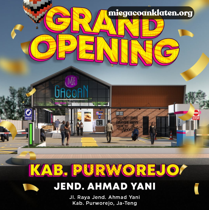 Grand Opening Mie Gacoan Purworejo, Kuliner Pedas Hits Hadir di Jl. Ahmad Yani